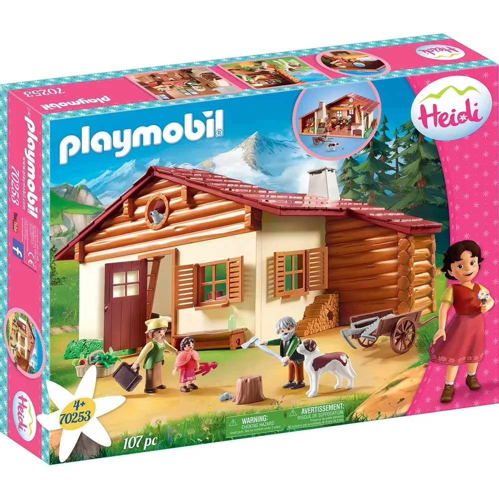 Playmobil 70253  Heidi  und Großvater auf der Alm