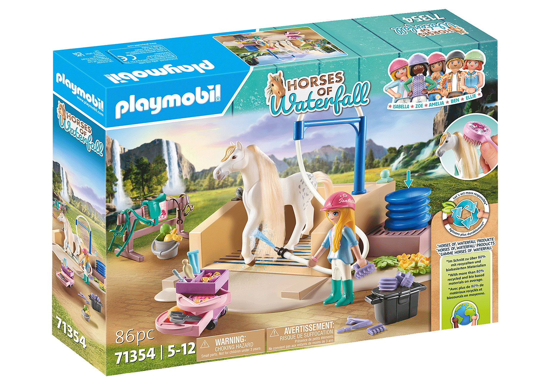 Playmobil 71354  Horses of Waterfall  Isabella & Lioness mit Waschplatz
