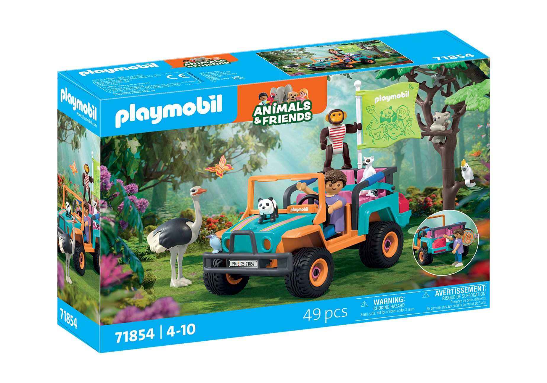 Playmobil 71854  Animals & Friends  Bunter Geländewagen