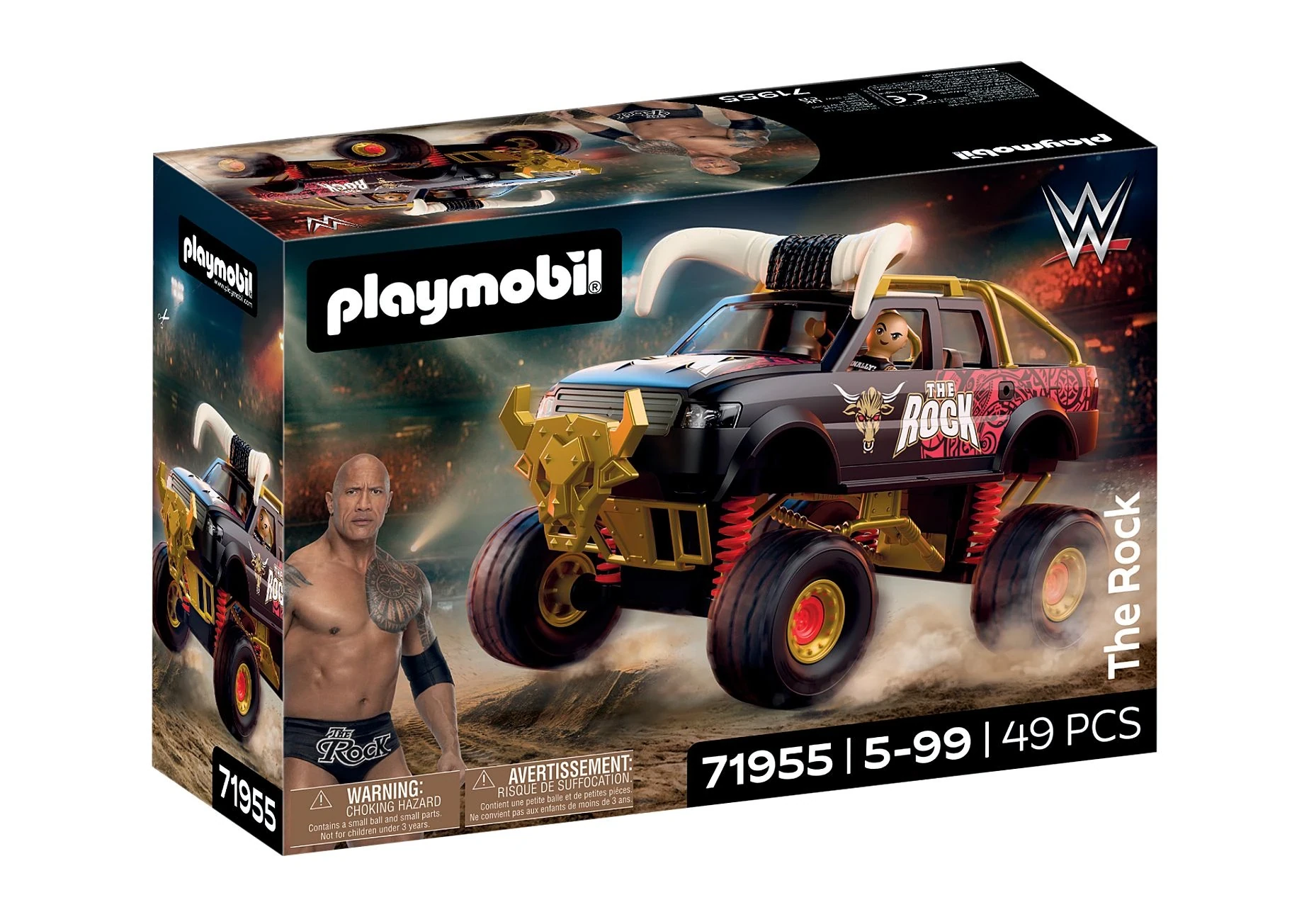 Playmobil 71955 WWE The Rock Monster Truck