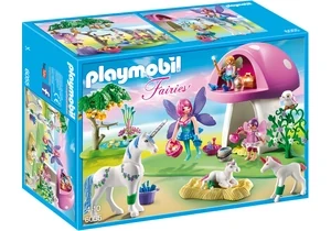 Playmobil 6055  Fairies  Feenwäldchen mit Einhornpflege