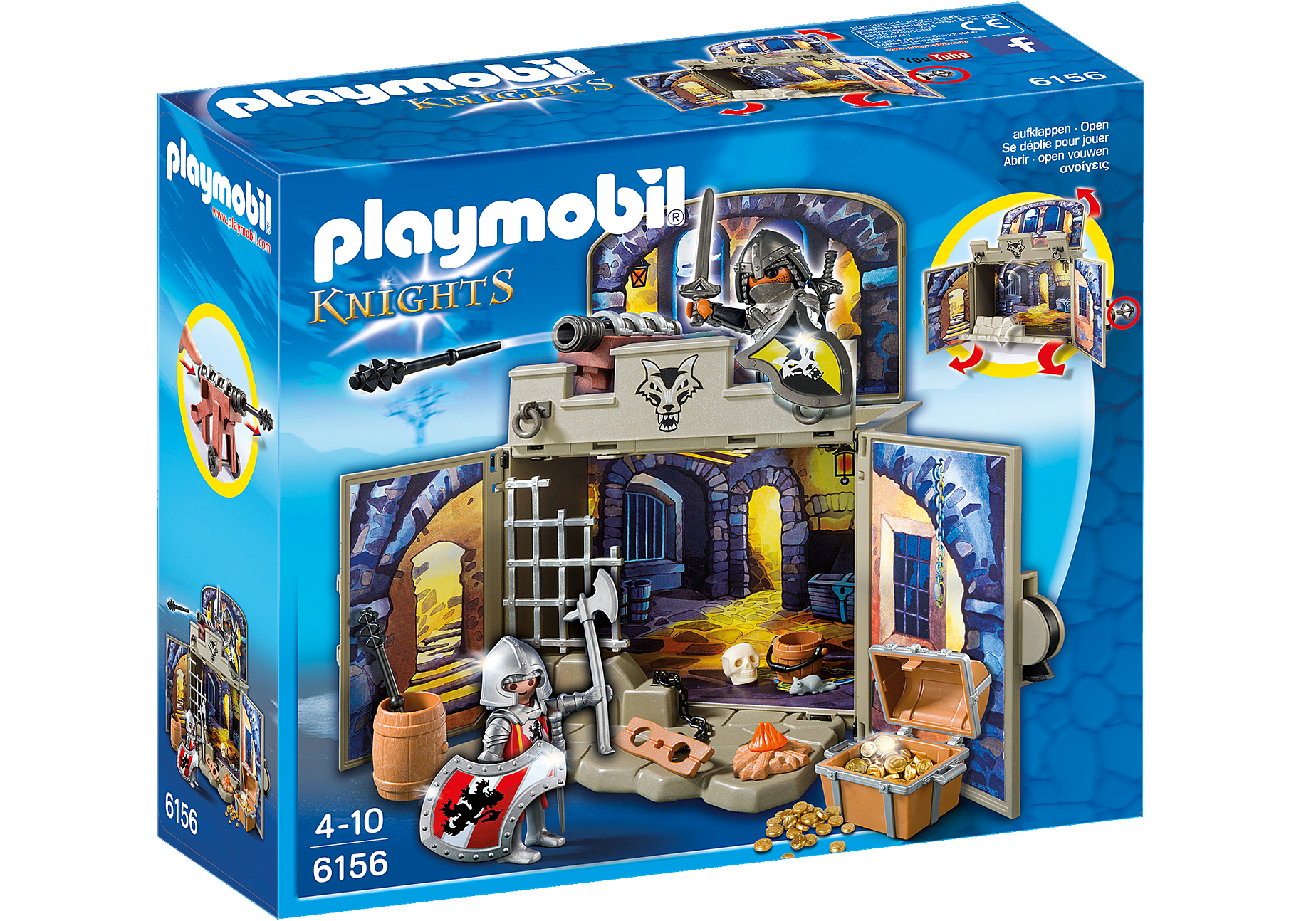 Playmobil 6156  Knights Spielbox Ritterschatzkammer