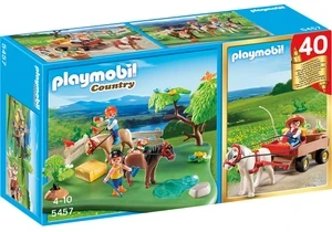 Playmobil 5457  Country KompaktSet Ponykoppel + Ponywagen