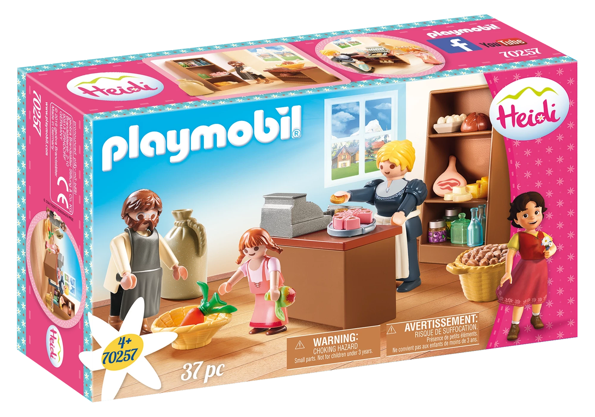 Playmobil 70257  Heidi  Dorfladen der Familie Keller