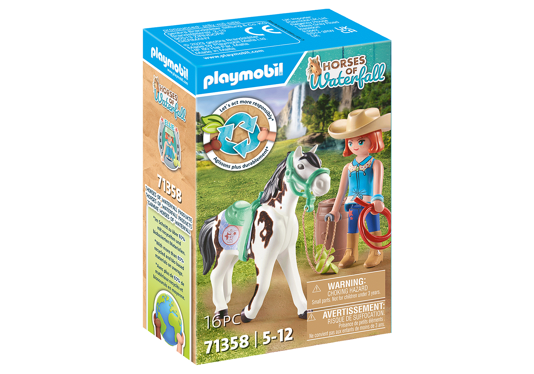 Playmobil 71358  Horses of Waterfall  Ellie & Sawdust mit Westernübung