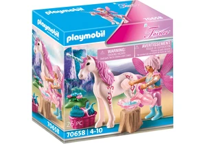 Playmobil 70658  Fairies  Einhorn mit Pflege-Fee