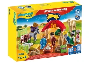 Playmobil 70259 1-2-3  Adventskalender Weihnachtskrippe