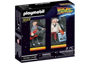 Playmobil 70459  Back to the Future  Marty McFly und Dr. E. Brown 1955