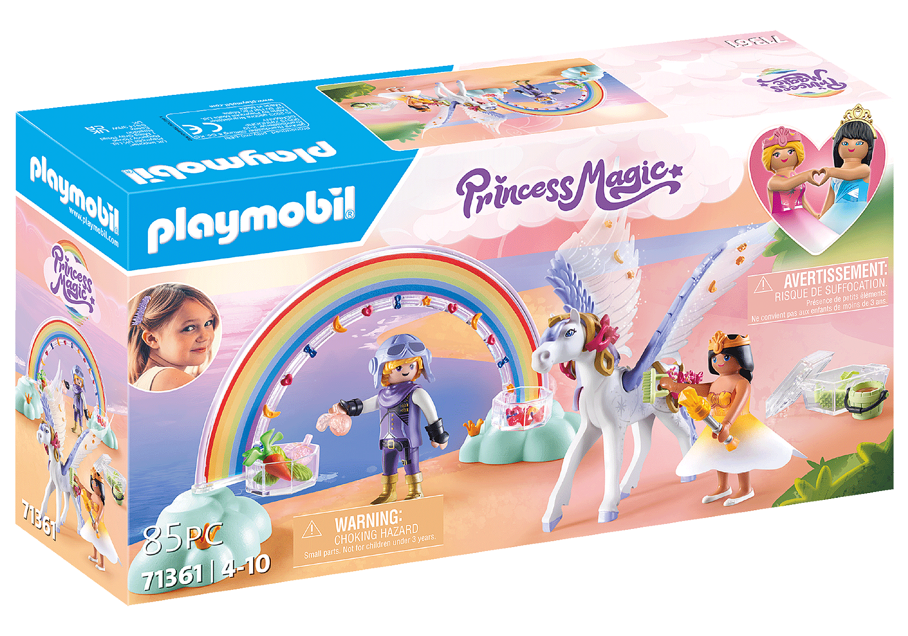 Playmobil 71361  Princess Magic  Himmlischer Pegasus mit Regenbogen
