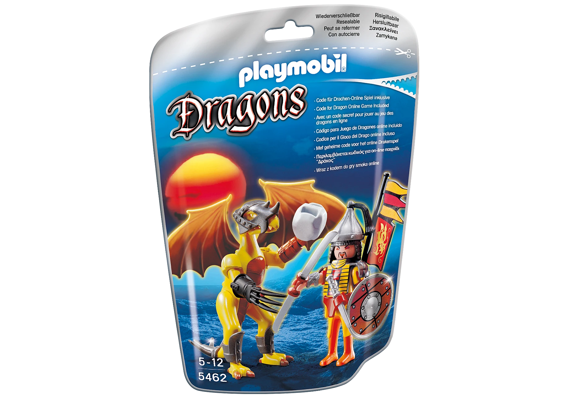 Playmobil 5462  Dragons  Rock Dragon mit Kämpfer