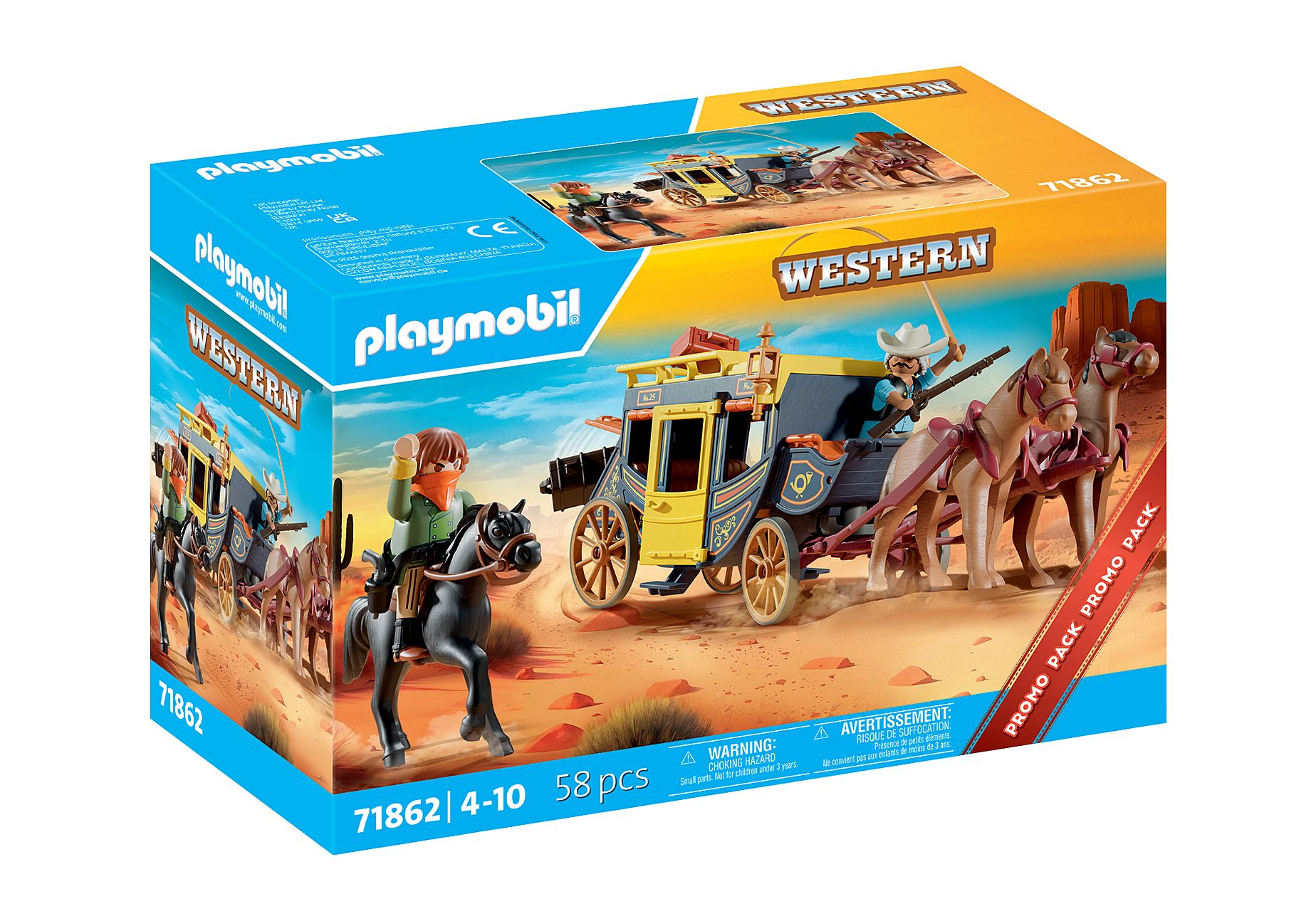 Playmobil 71862  Western  Postkutschenüberfall im Wilden Westen