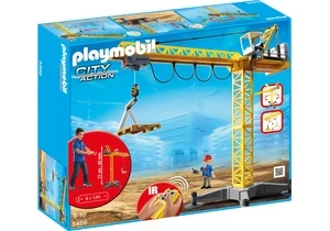 Playmobil 5466 City Action Großer Baukran mit Fernsteuerung