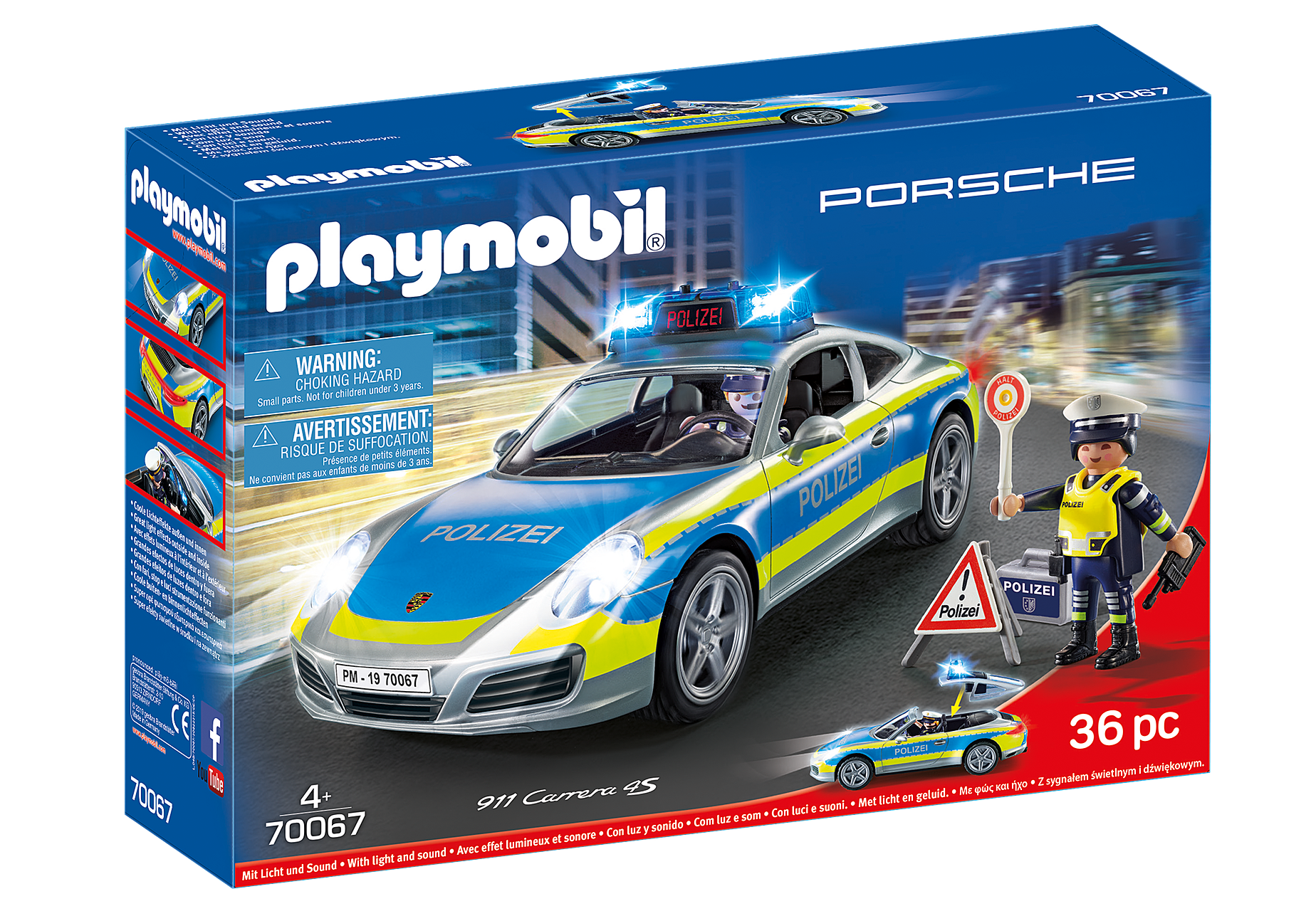 Playmobil 70067  Porsche  911 Carrera 4S Polizei