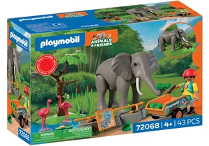 Playmobil 72068  Animals & Friends  Elefant mit Tierpfleger
