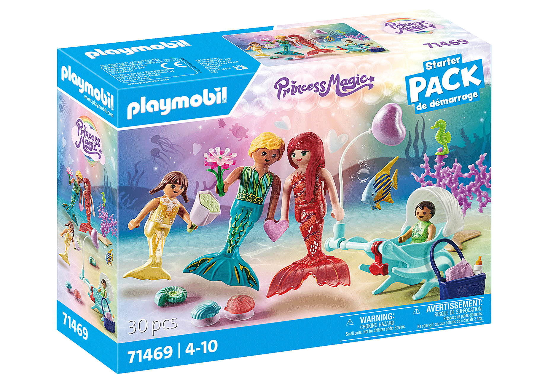 Playmobil 71469  Princess Magic Starter Pack Ausflug der Meerjungfrauenfamilie