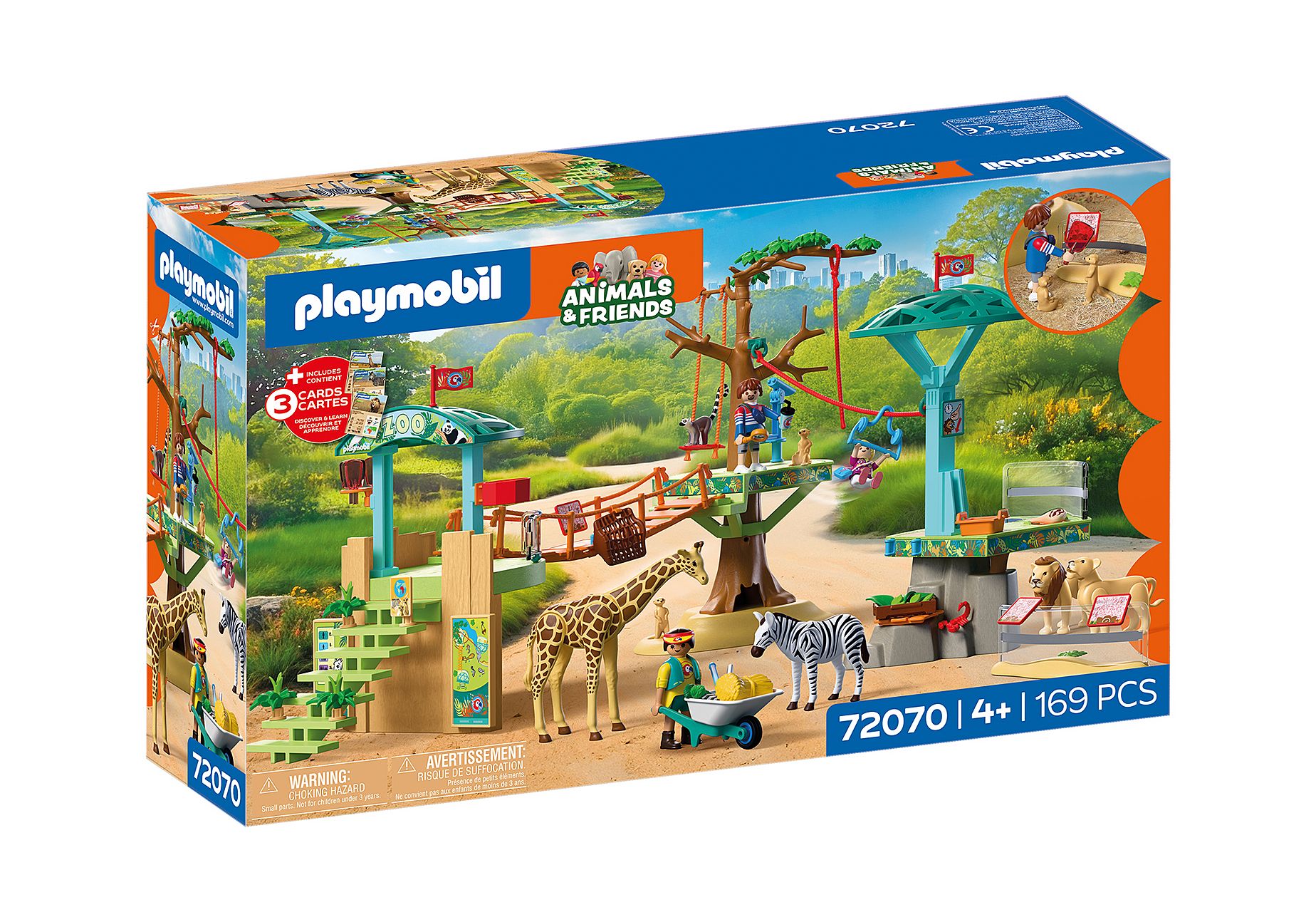 Playmobil 72070  Animals & Friends  Zoo: Wildnis-Kletterpark