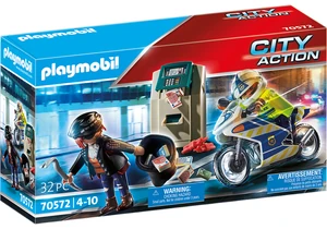 Playmobil 70572  City Action  Polizei-Motorrad: Verfolgung des Geldräubers
