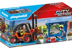 Playmobil 70772  City Action  Gabelstapler mit Fracht