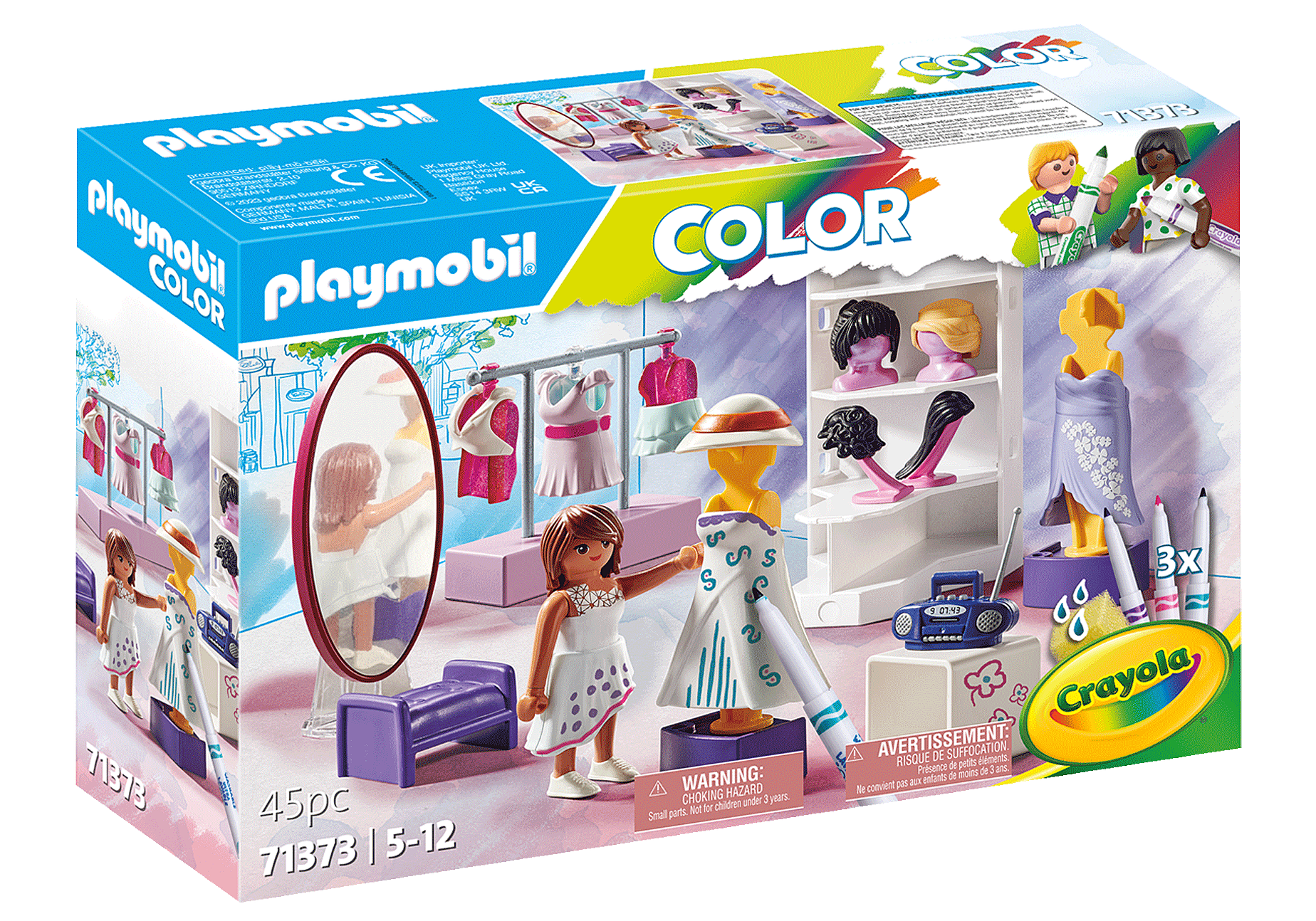Playmobil 71373  Color  Fashion Design Set