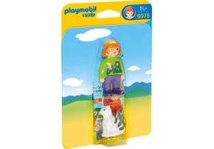 Playmobil 6975 1-2-3   Frau mit Katze