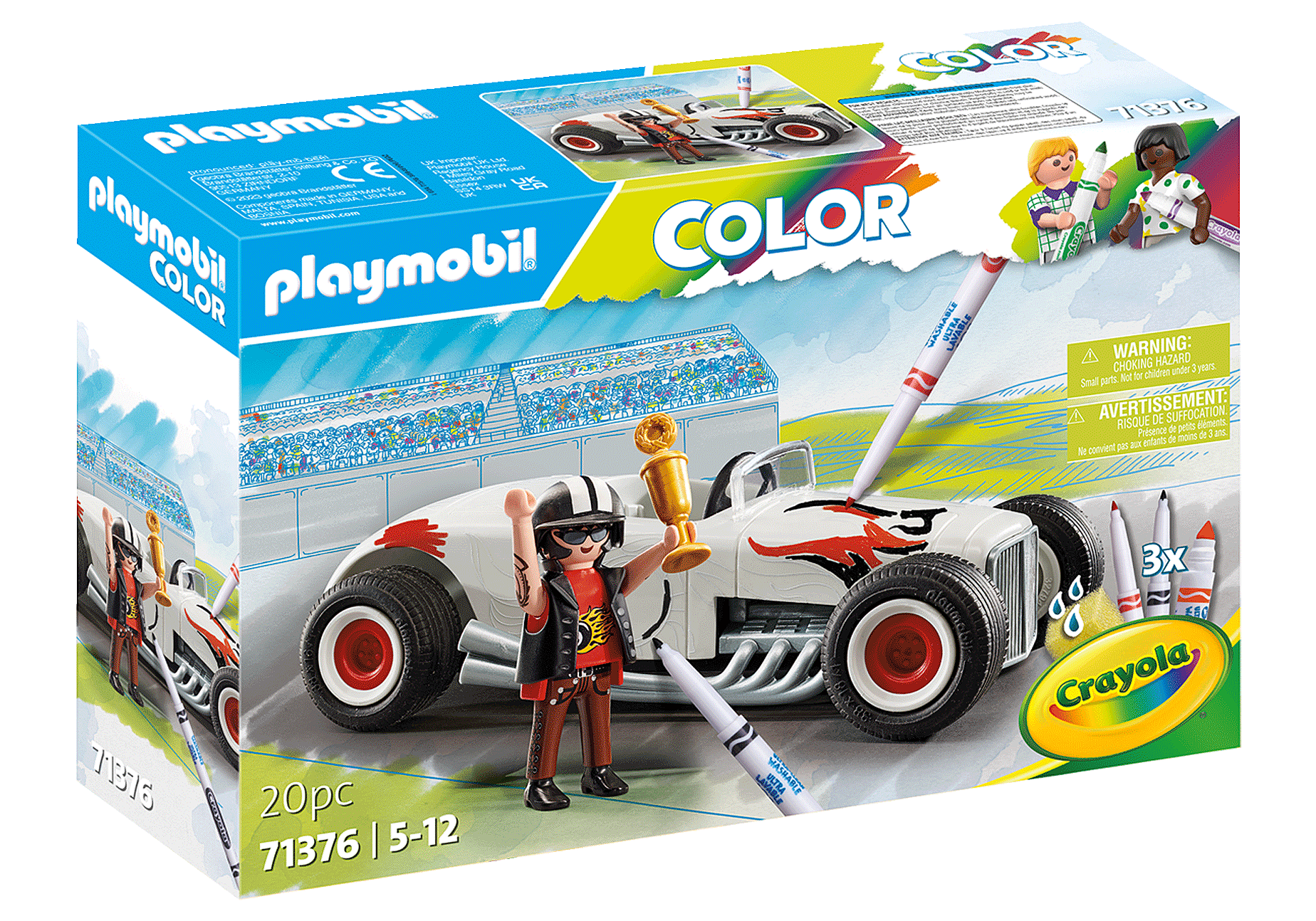 Playmobil 71376  Color  Rennauto