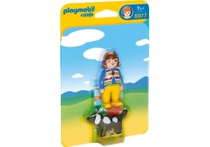 Playmobil 6977 1-2-3   Frau mit Hund