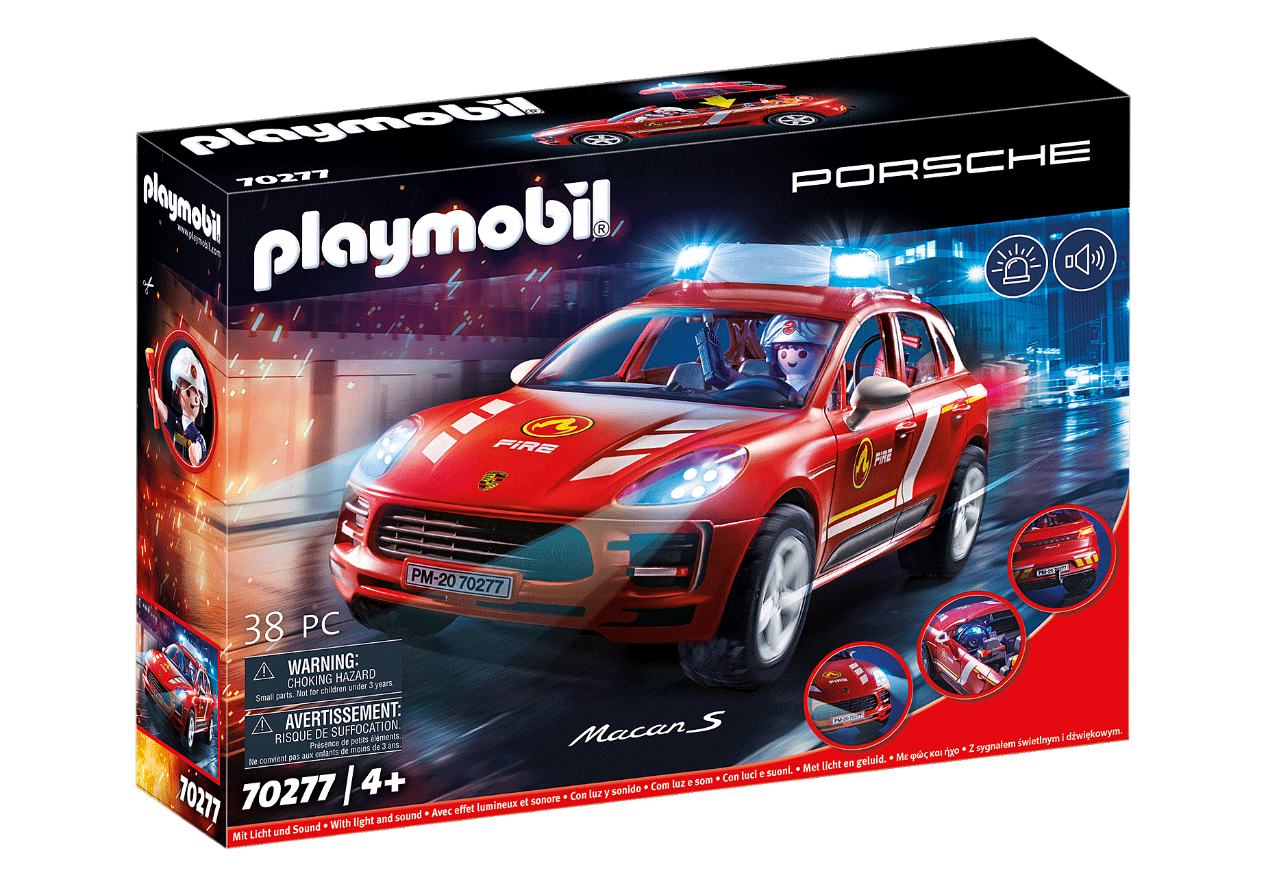 Playmobil 70277  Porsche  Macan S Feuerwehr