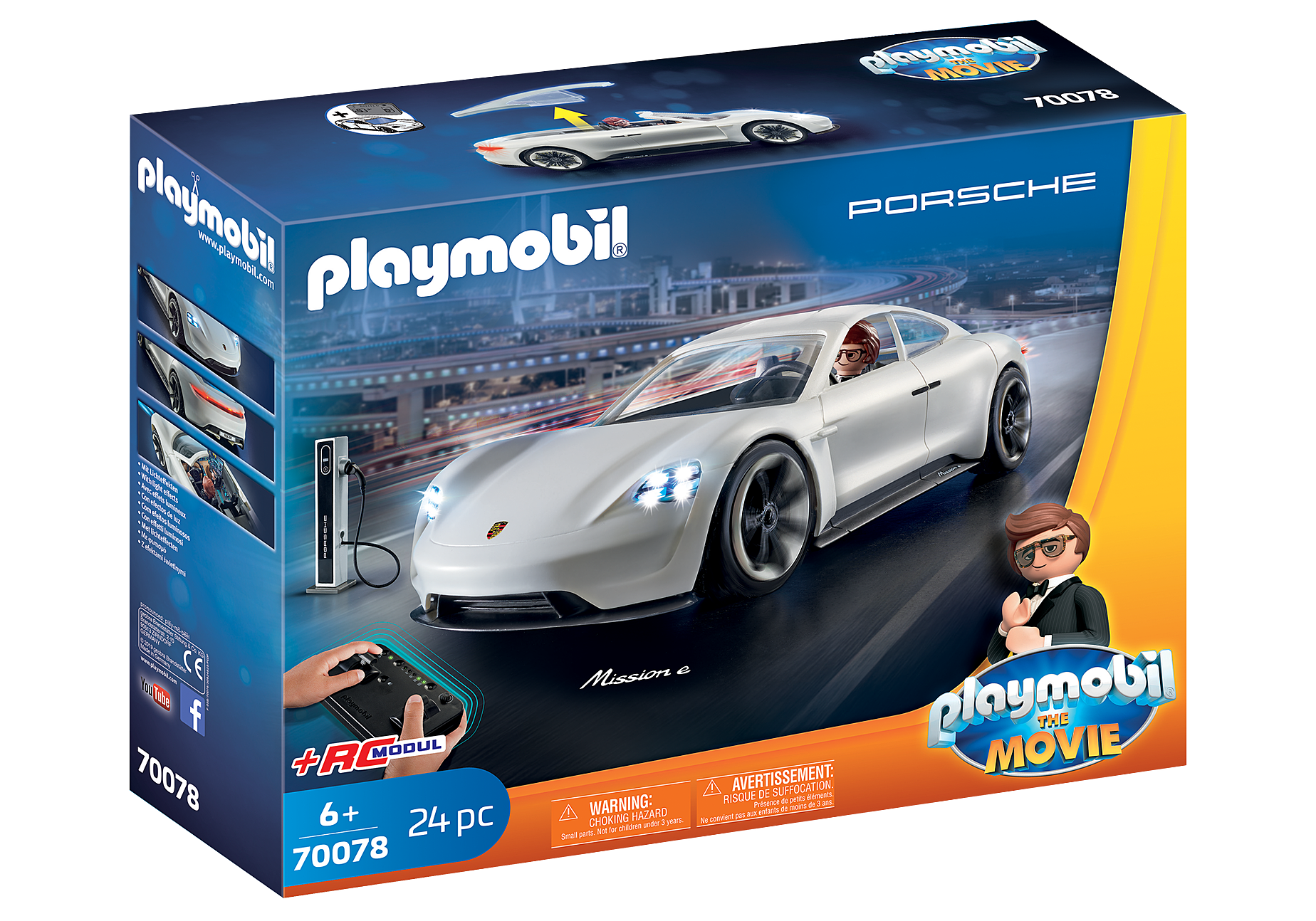 Playmobil 70078  Porsche  The Movie Rex Dashers Mission E