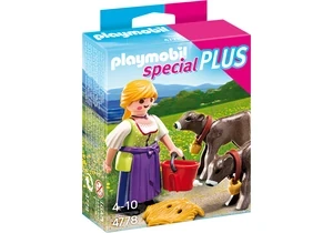 Playmobil 4778  Special Plus  Bäuerin mit Kälbchen