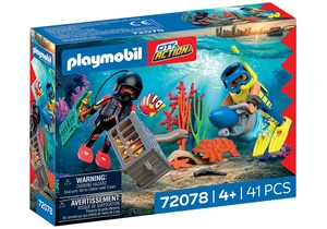 Playmobil 72078  City Action  Polizeitaucher mit Schatz