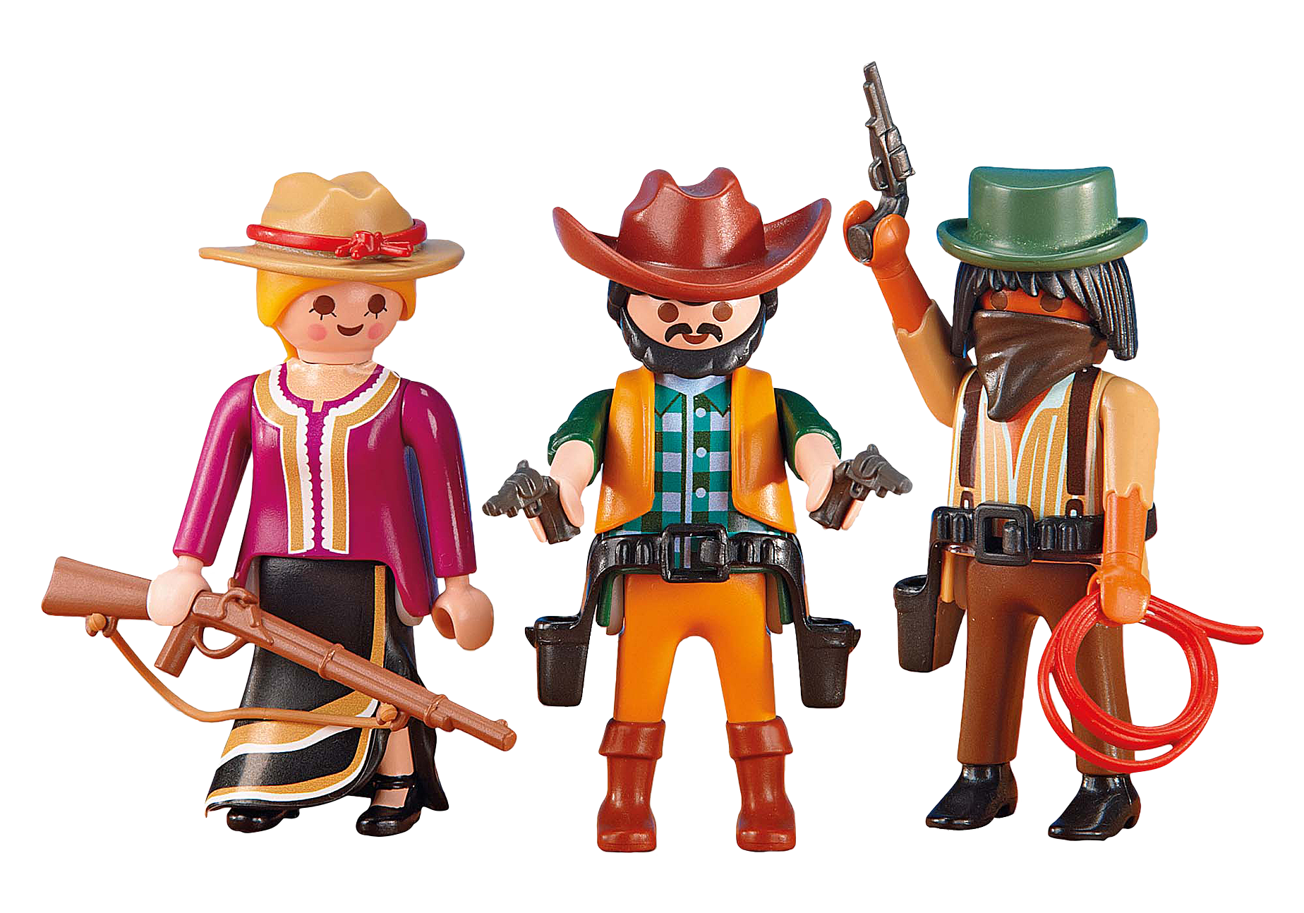 Playmobil 6278  Western  2 Cowboys mit Cowgirl (Folienverpackung)
