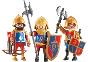 Playmobil 6379 Knights 3 Löwenritter (Folienverpackung)