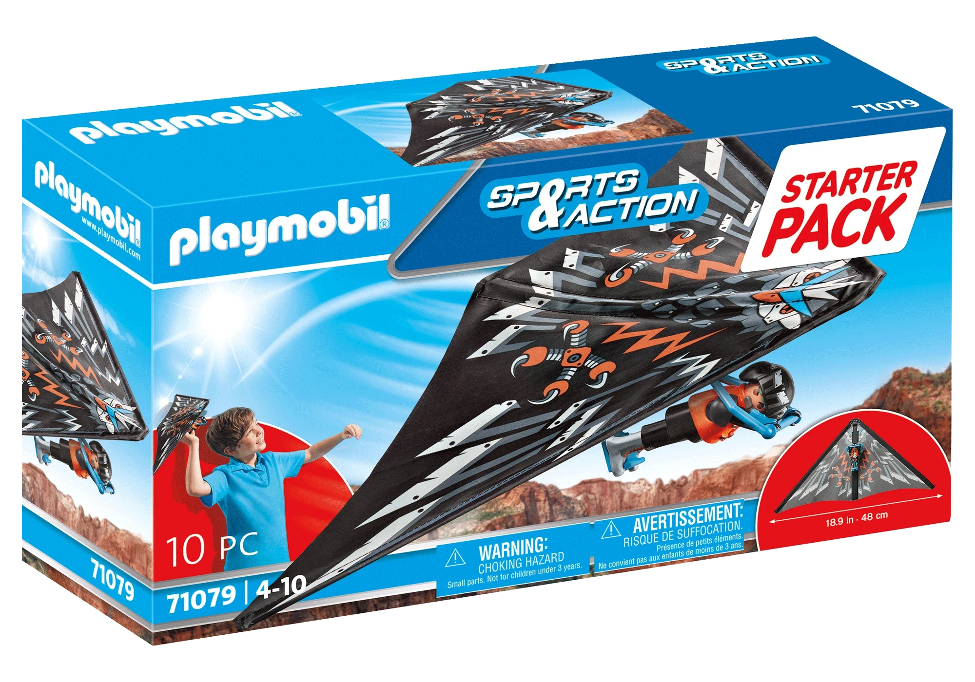 Playmobil 71079  Sports & Action Starter Pack Drachenflieger