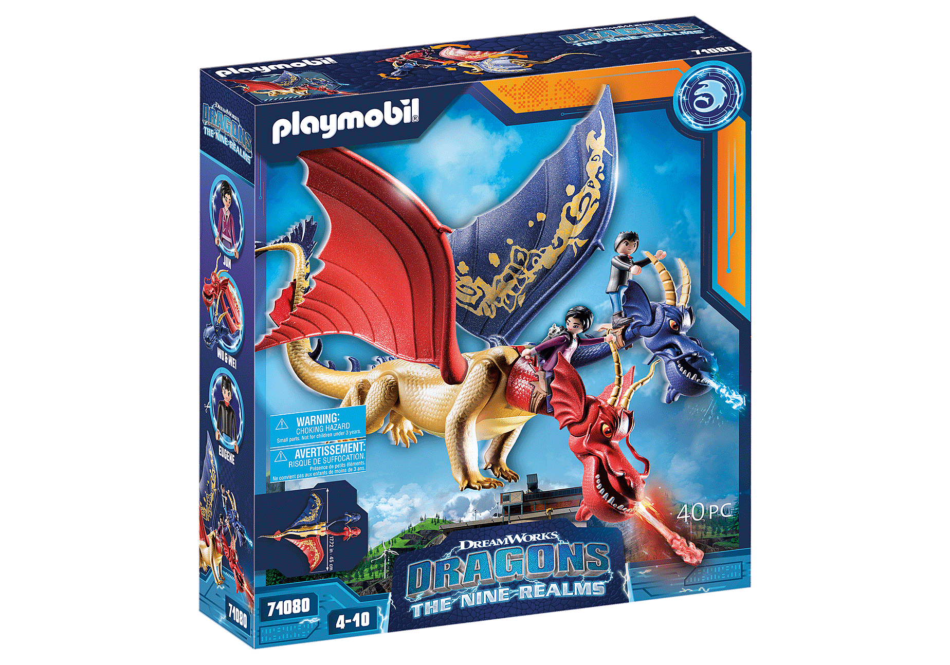 Playmobil 71080  Dragons: The Nine Realms  Wu & Wei mit Jun