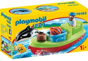 Playmobil 70183 1-2-3   Seemann mit Fischerboot