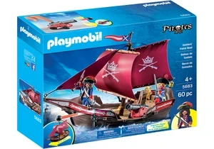 Playmobil 5683 Pirates Soldaten Patrouillenboot mit Kanone
