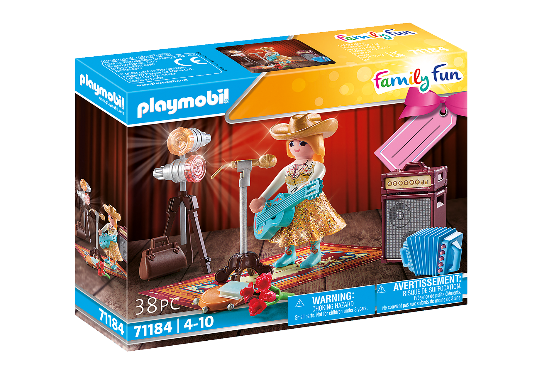 Playmobil 71184  Family Fun Geschenkset Country Sängerin