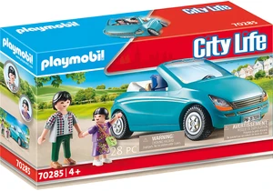 Playmobil 70285  City Life  Papa und Kind mit Cabrio