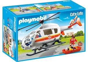 Playmobil 6686  City Life  Rettungshubschrauber