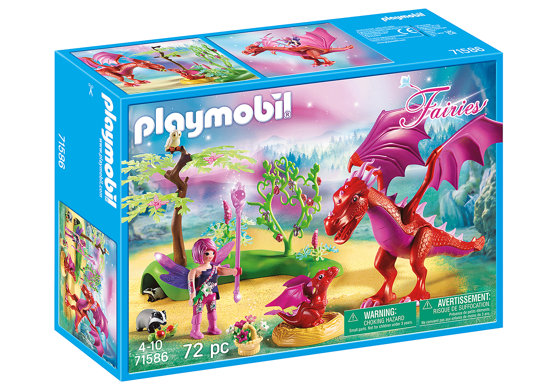 Playmobil 71586  Fairies  Drachenmama mit Baby