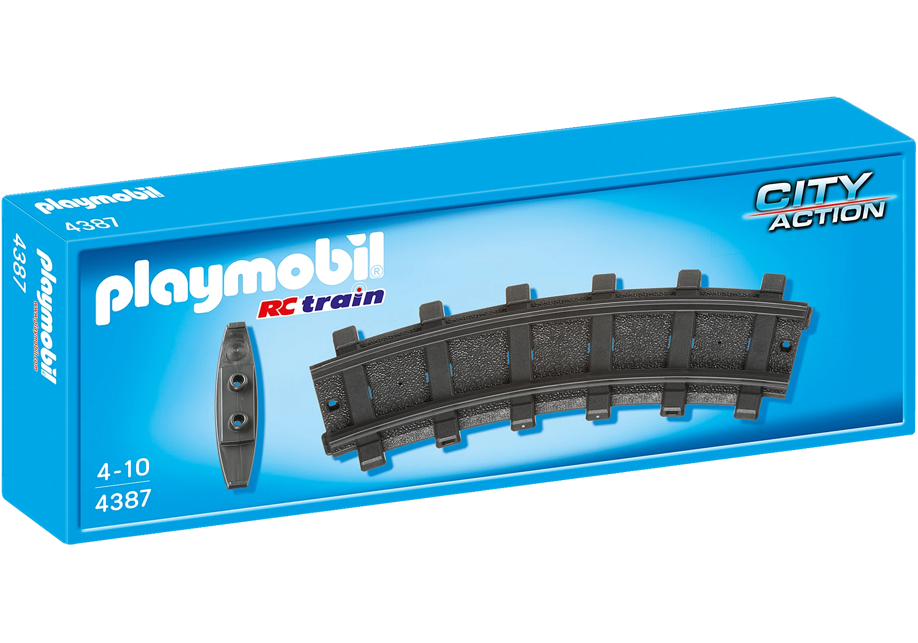 Playmobil 4387  RC Train  2 Gleise gebogen