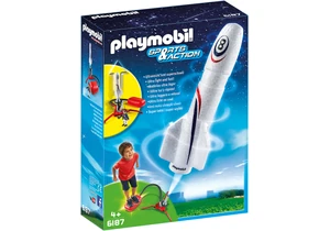 Playmobil 6187  Sports & Action  Rakete mit Spring-Booster