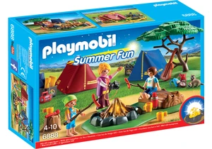 Playmobil 6888  Summer Fun  Zeltlager mit LED-Lagerfeuer