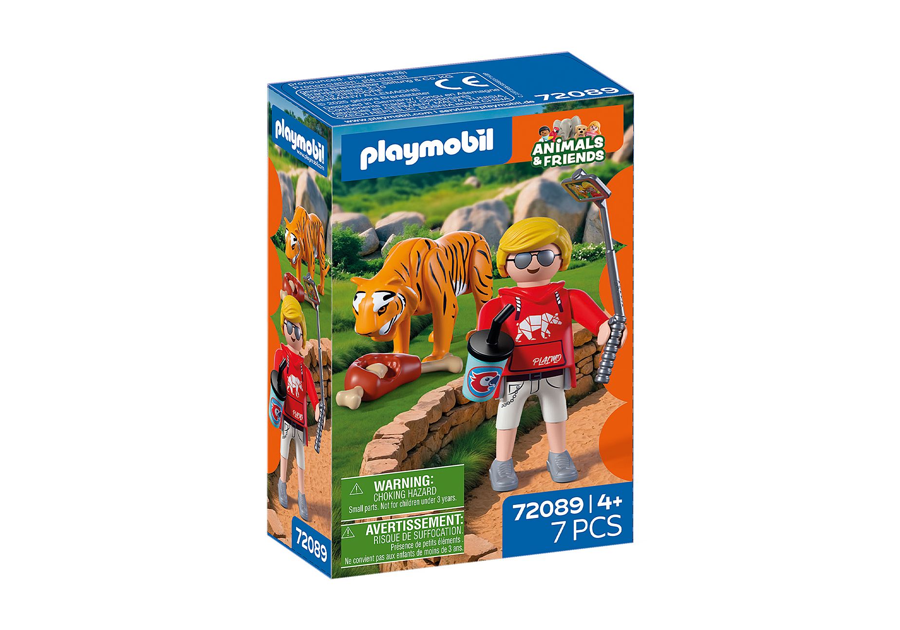 Playmobil 72089  Animals & Friends  Zoo: Tiger und Besucher