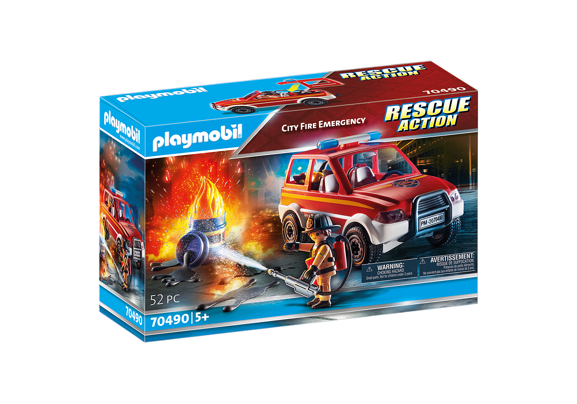 Playmobil 70490  Rescue Action  Feuerwehr Einsatz