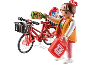 Playmobil 71390 Kaufland Fahrrad-Einkäuferin