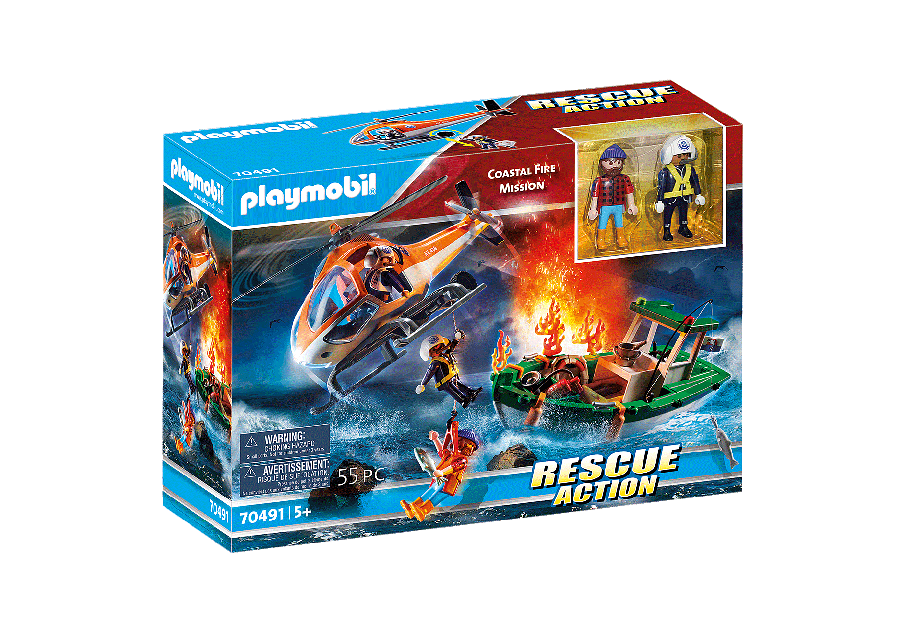 Playmobil 70491  Rescue Action  Coastal Fire Mission