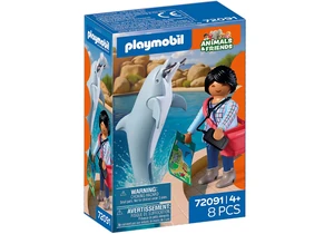 Playmobil 72091  Animals & Friends  Zoo: Delfin und Besucherin