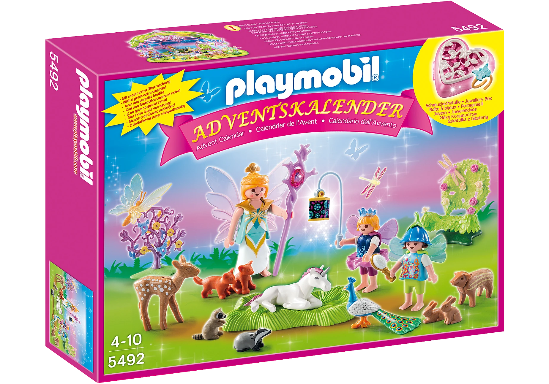Playmobil 5492  Fairies Adventskalender Einhorngeburtstag im Feenland