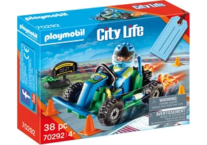 Playmobil 70292  City Life Geschenkset Go Kart Rennen